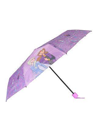 Folding girl's umbrella