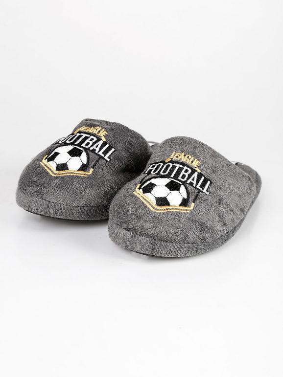 Football slippers for children