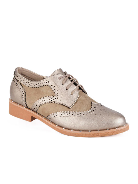 Francesine with laces and studs