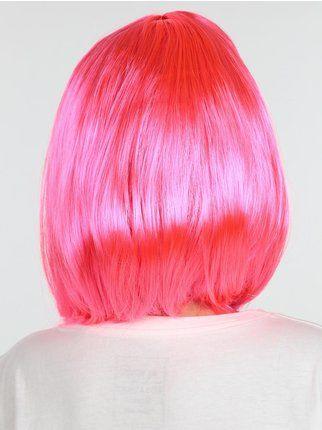 Fuchsia woman wig