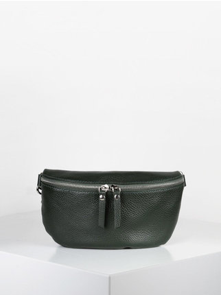 Genuine leather woman pouch