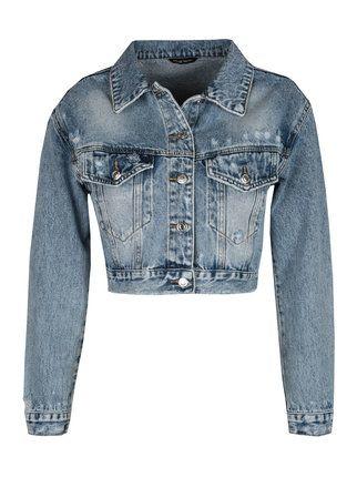 Giacca corta in jeans oversize