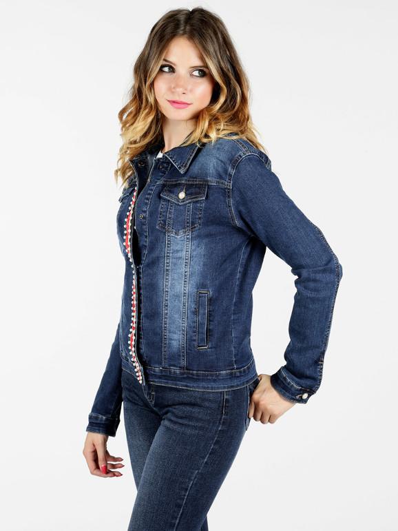 Solada Giacca di jeans con perle donna: in offerta a 19.99€ su