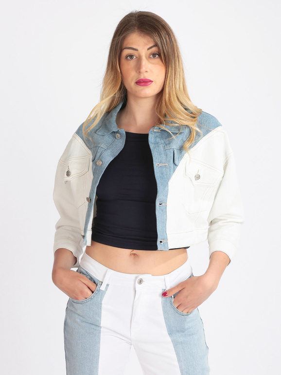 Giacca donna in jeans oversize