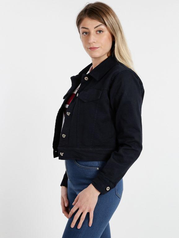 Giacca in jeans corta oversize
