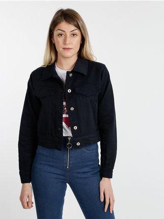 Giacca in jeans corta oversize