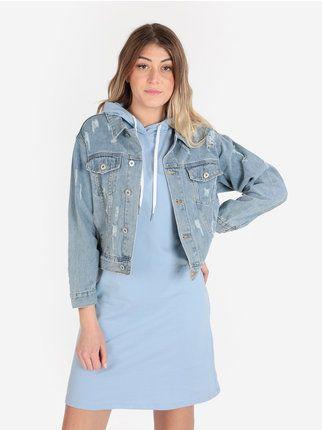 Giacca in jeans oversize donna