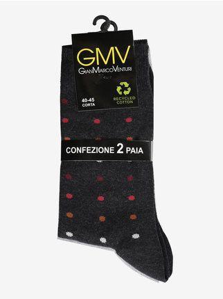 GianMarcoVenturi short cotton socks  2 pieces