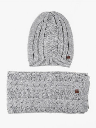 Girl set: cap + scarf