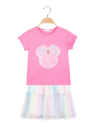 Girls 2 piece set with tulle skirt