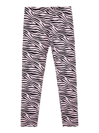 Girls 2 piece set with zebra leggings