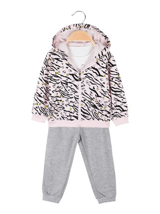 Girl's 3-piece hooded sports suit