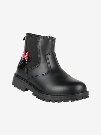 Girls' ankle boots with patch
