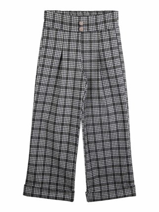 Girl's culotte trousers with cuffs