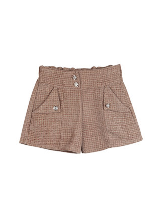 Girls' fabric shorts