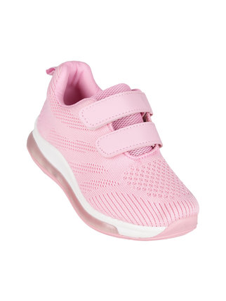 Girl's fabric sneakers with tears