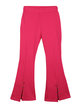 Girl's flared trousers with colored rhinestones