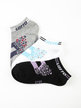 Girls Foot Liner Socks. Pack of 3 Pairs
