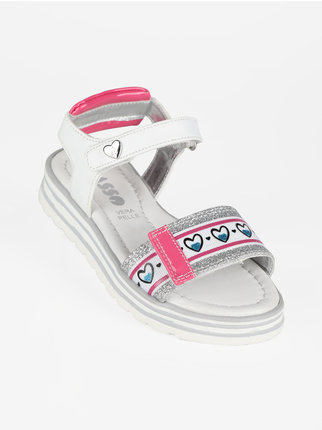 Girls glitter sandals
