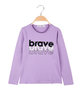 Girl's long sleeve t-shirt with glitter and sequins