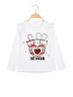 Girl's long sleeve t-shirt with roches