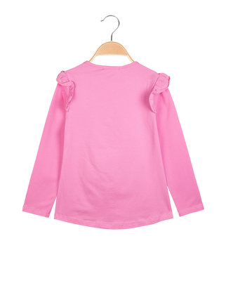 Girl's long sleeve t-shirt with roches
