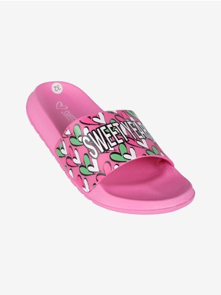 Girl's rubber slippers