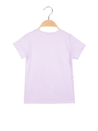 Girl's short-sleeved sequin T-shirt