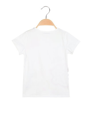 Girl's short-sleeved sequin T-shirt