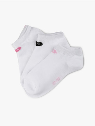 Girls' Short Socks. Pack of 3 pairs