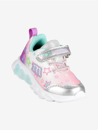 Girls' sneakers with lights