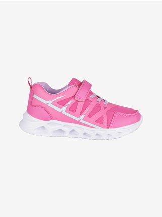 Girl's sneakers with strap