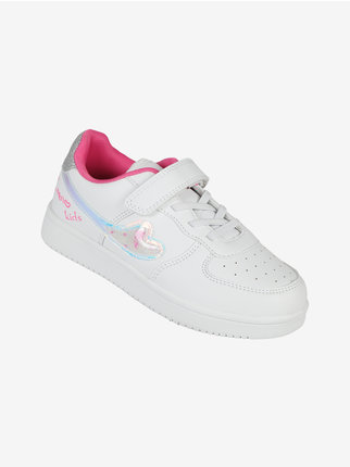Girl's sneakers with tear