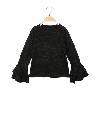 Girl's sweater with lurex
