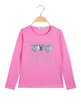Girl's t-shirt with rhinestones and sequins