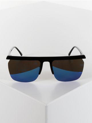 Glasses with mirrored lenses