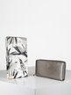 Glossy rectangular women's wallet