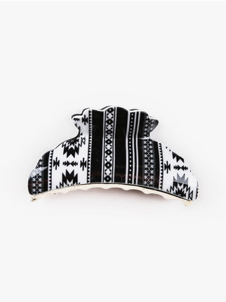 Hair clip with prints