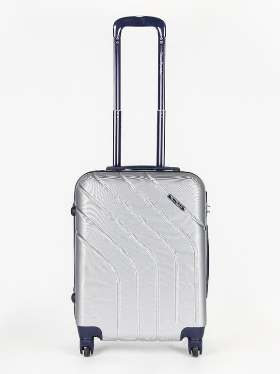 Hard cabin suitcase 52 X 40 X 23 silver