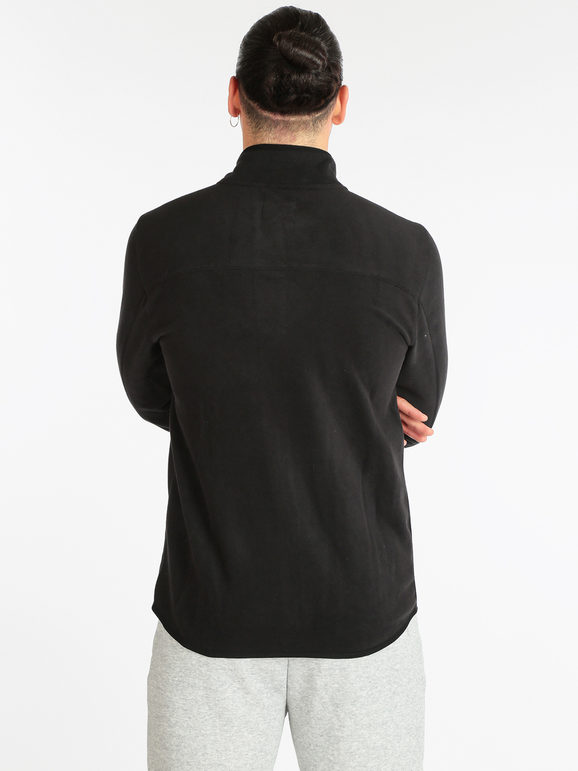 Herren-Fleece-Sweatshirt mit Reißverschluss