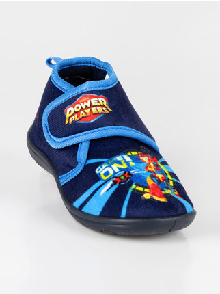 High slippers for children with tear