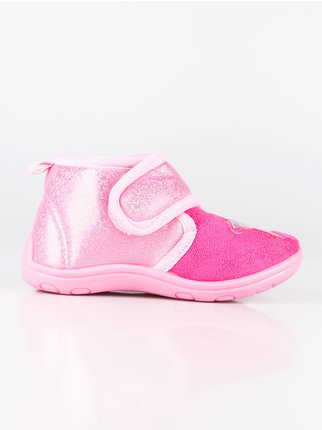 High slippers for girls with tear