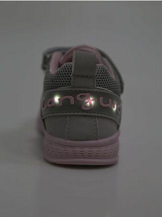 High sneakers with lights for girls