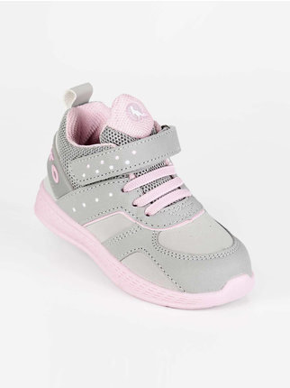 High sneakers with lights for girls