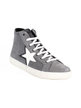 High sneakers with star for girls