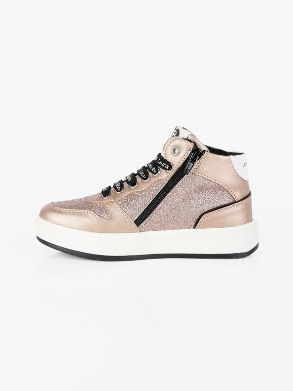 High-top sneakers for girls