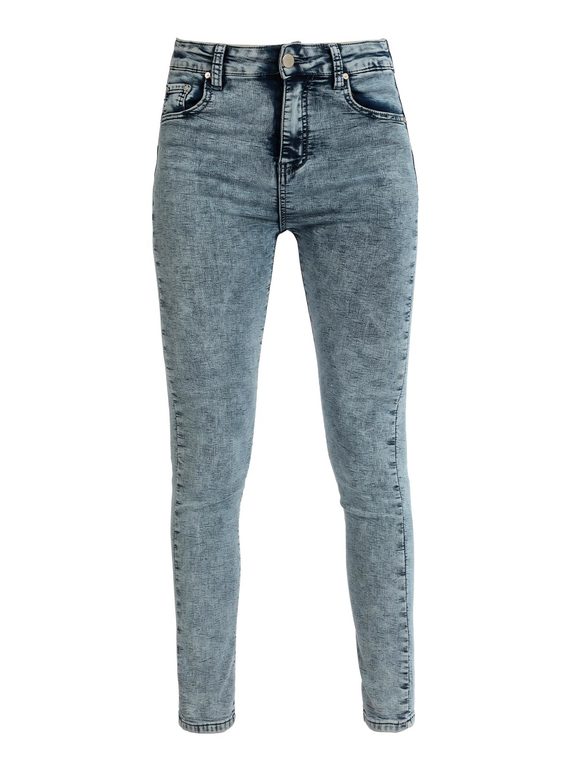 High waist skinny jeans for women