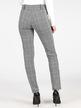 High-waisted Prince of Wales trousers