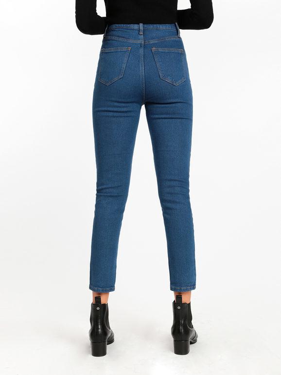 High-waisted skinny jeans for women
