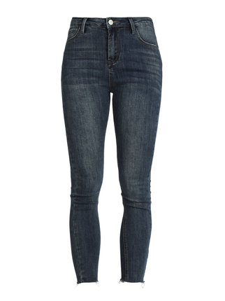 High-waisted skinny women's jeans